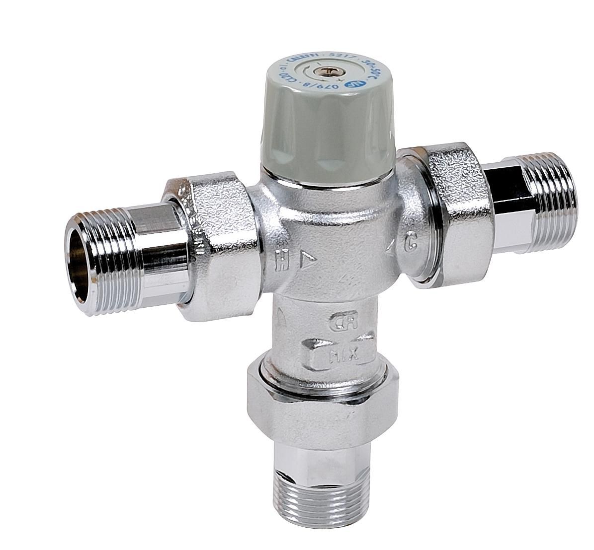Mitigeur thermostatique modèle 521 20 x 27 avec clapets anti-retour intégré 30 - 50° réf. MT521720