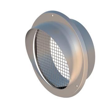 Terminal Horizontal Aerfoam diamètre 160mm pour prise et rejet d'air. 888005