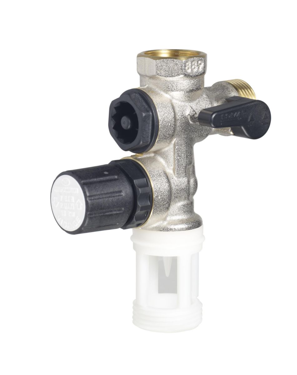Groupe de sécurité droit, siège inox 889 Inox diam : 3/4