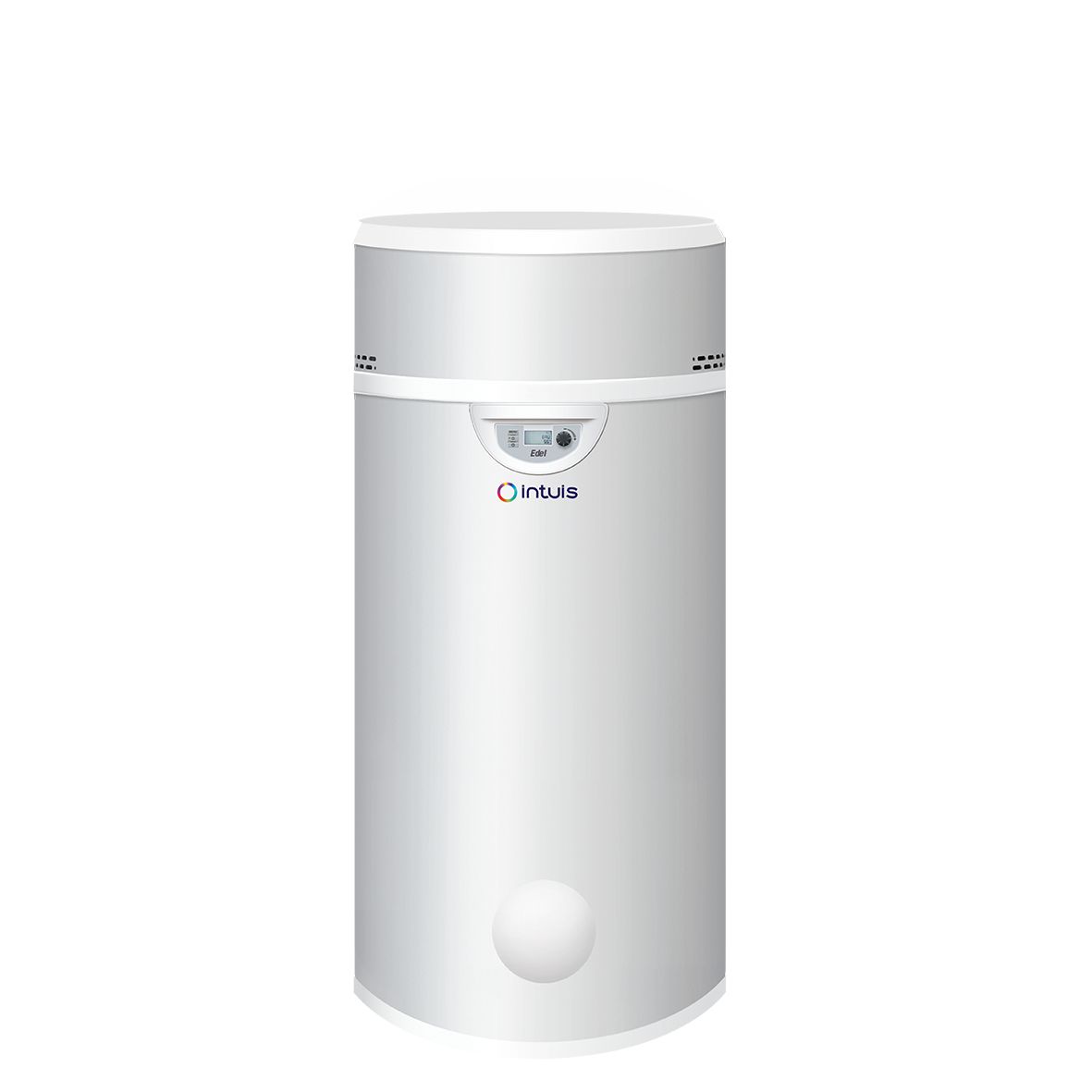 Chauffe-eau thermodynamique EDEL 200L sur boucle d'eau ou RCU, mural, monobloc, R290, inox, appoint électrique 1,2 kW Réf. 352421