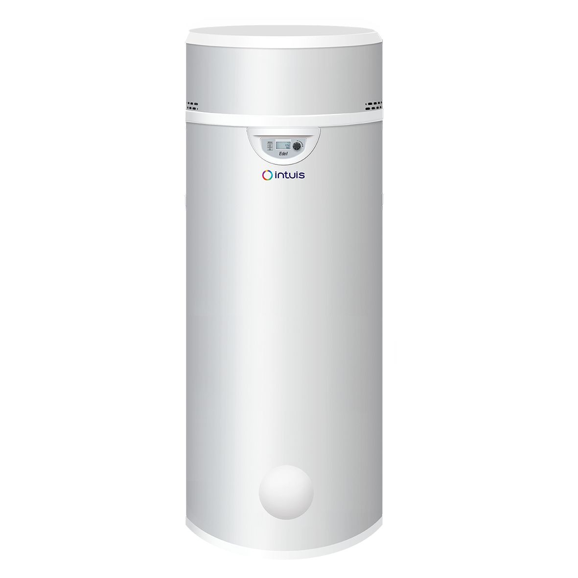Chauffe-eau thermodynamique EDEL 270L sur boucle d'eau ou RCU, mural, monobloc, R290, inox, appoint électrique 1,2 kW Réf. 352431