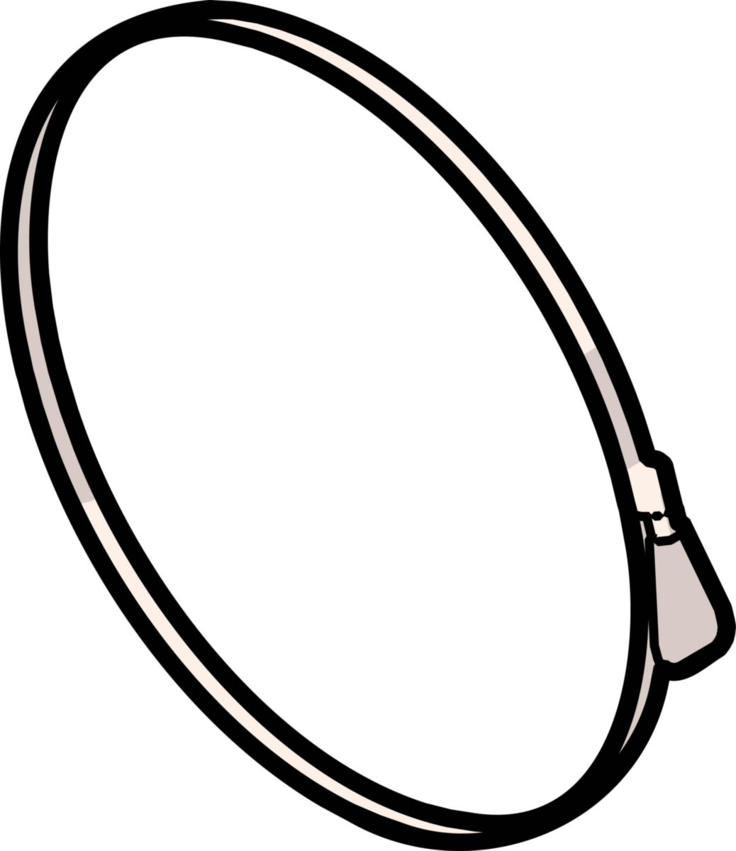 Collier de serrage pour gaine - Ø 160 mm Réf. 754712
