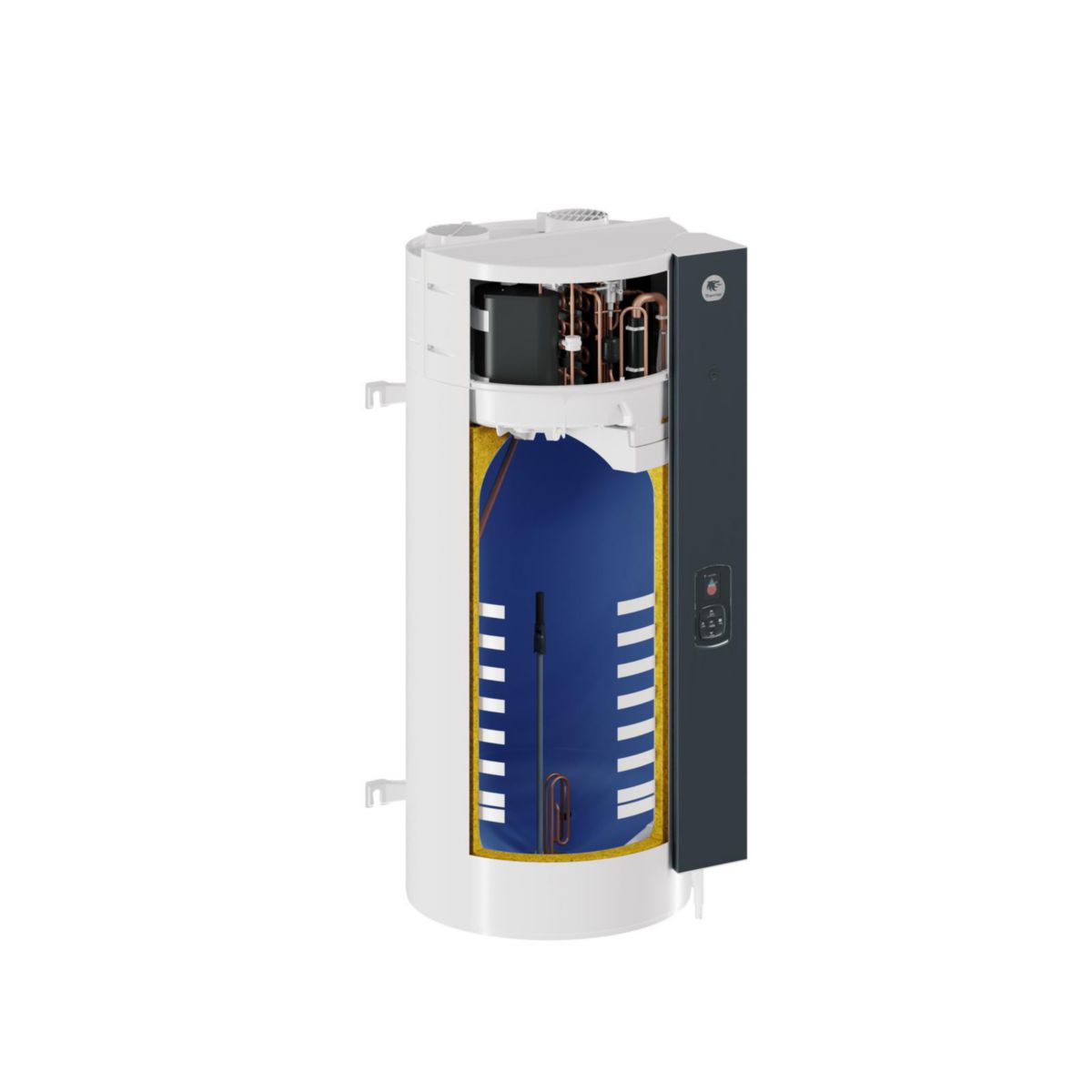 Chauffe eau thermodynamique  AEROMAX 6 vertical mural  150L Réf. 296112