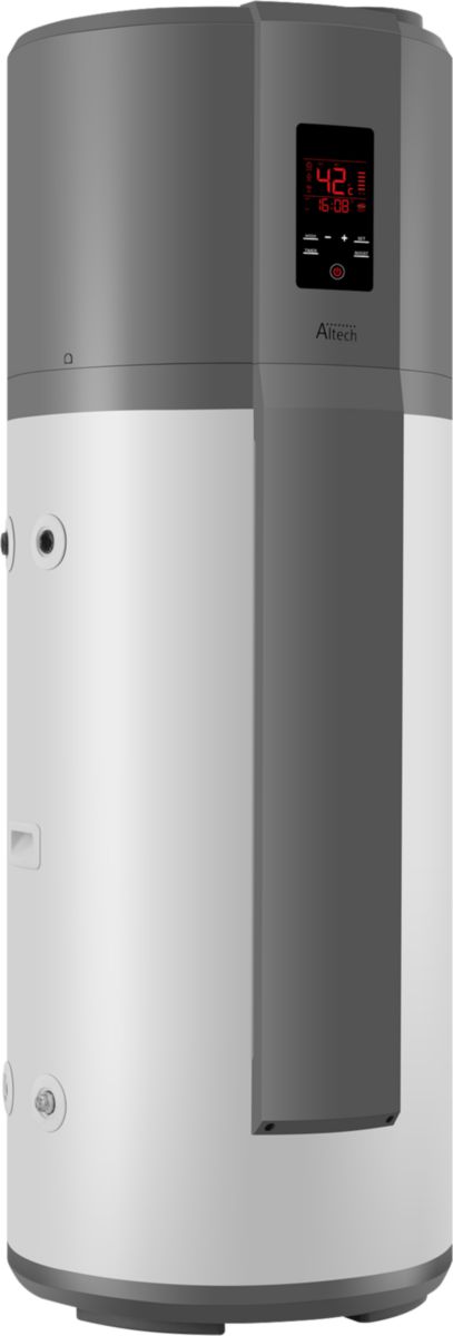 Chauffe-eau Altech thermodynamique monobloc Concerto 200L avec adaptateur 160/180 mm classe énergétique A+