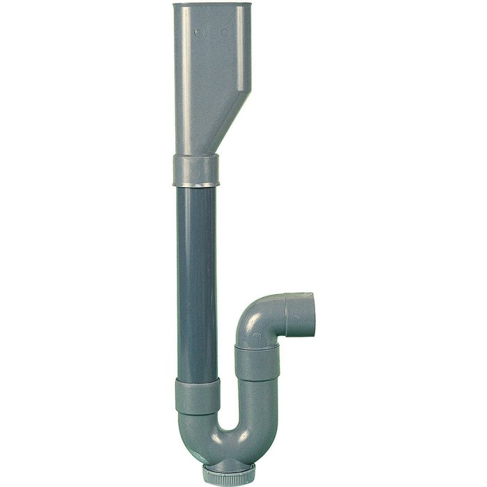 Siphon M.a.l.dble Horiz.pvc