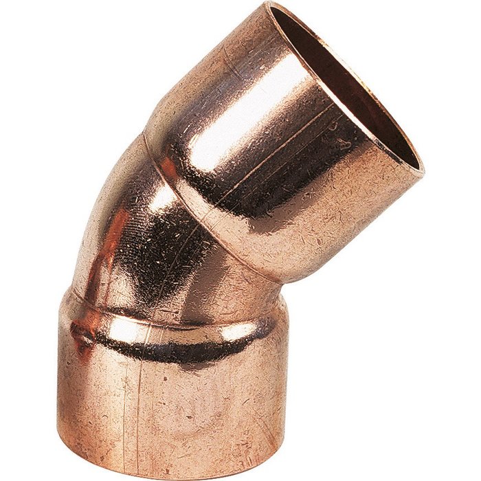Coude 45Dge Cuivre Ff 10