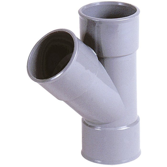 Te Culotte Pvc 45° Fff     100