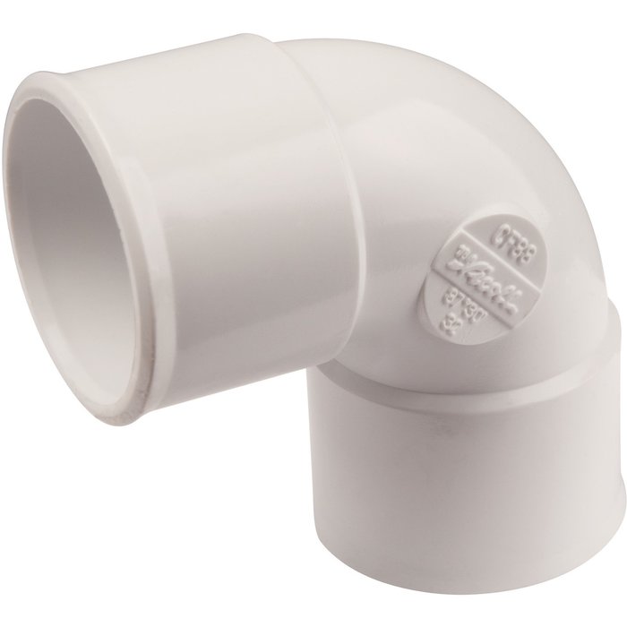 Coude F-F 87°30 32 Pvc Blc