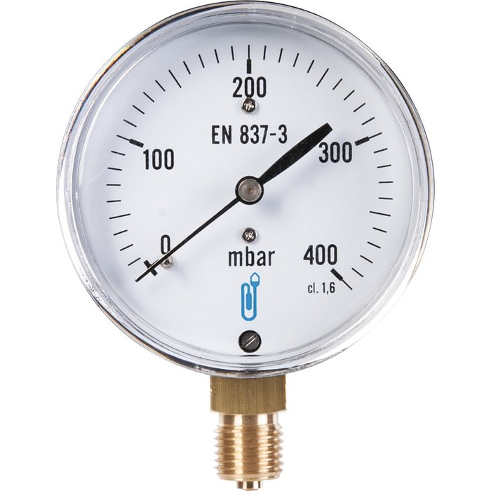 Manometre Gaz Radial  400 Mbar